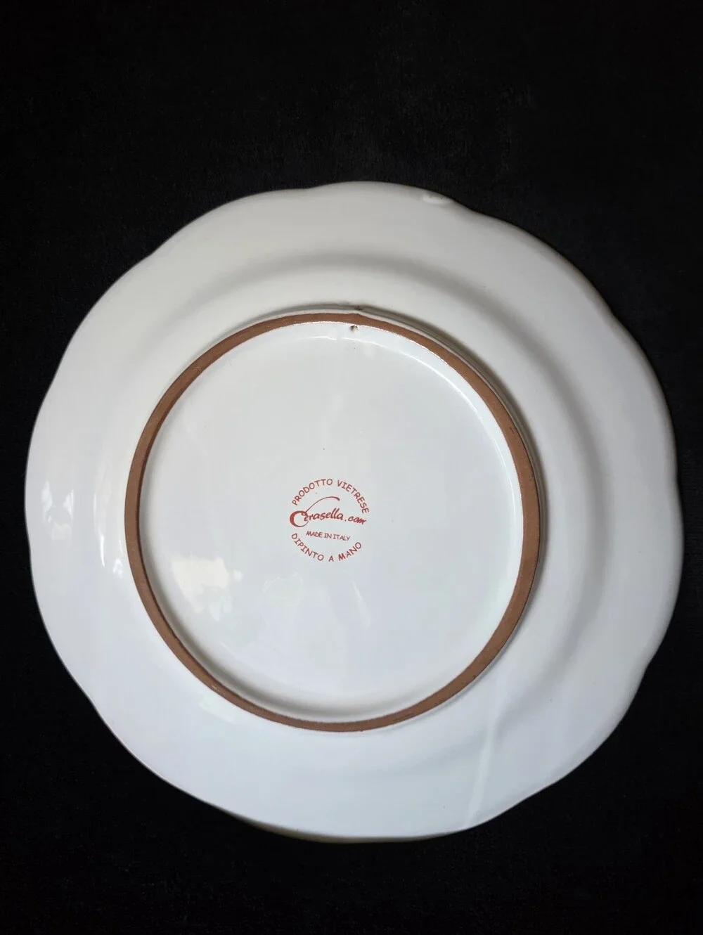 Cerasella Il Fornaio Sicilia 2014 Hand Painted Italian Ceramic Plate 10